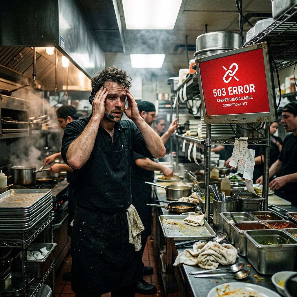 Chaos in kitchen
